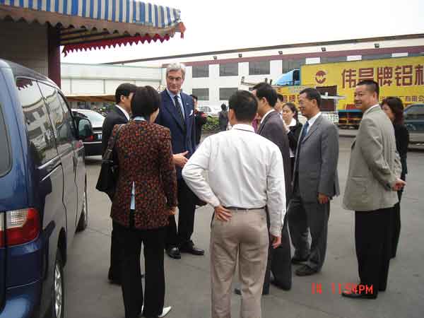 2006年4月14日，美國(guó)商務(wù)代表團(tuán)來(lái)我公司參觀訪問(wèn)